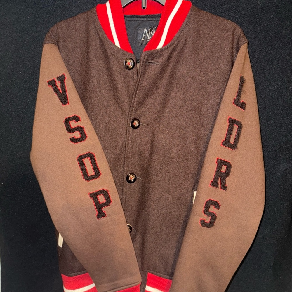 VSOP Varsity Jacket 70% Wool Size Medium, Akomplice